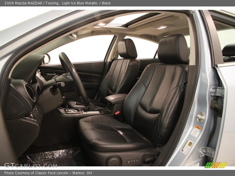 Light Ice Blue Metallic / Black 2009 Mazda MAZDA6 i Touring