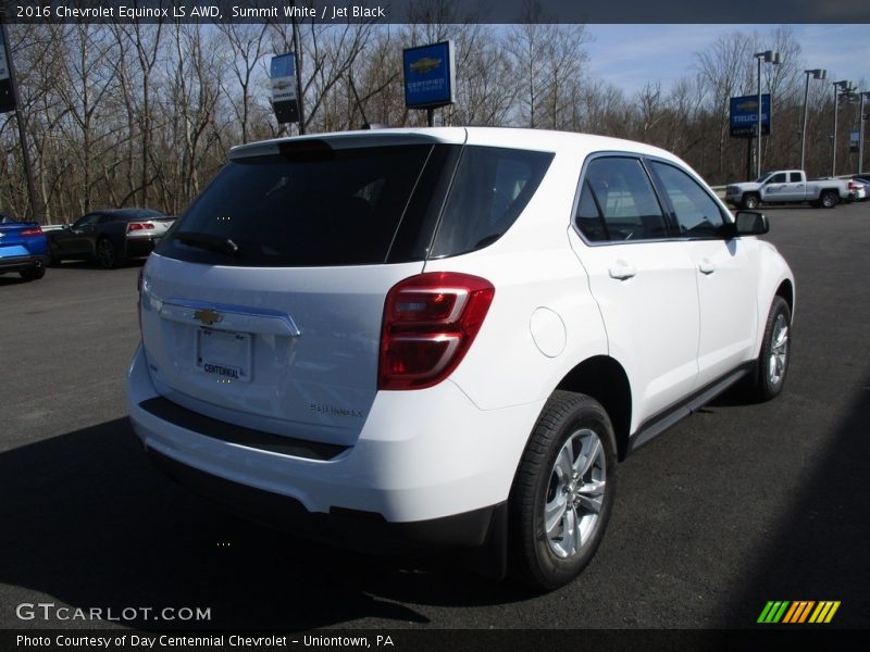 Summit White / Jet Black 2016 Chevrolet Equinox LS AWD