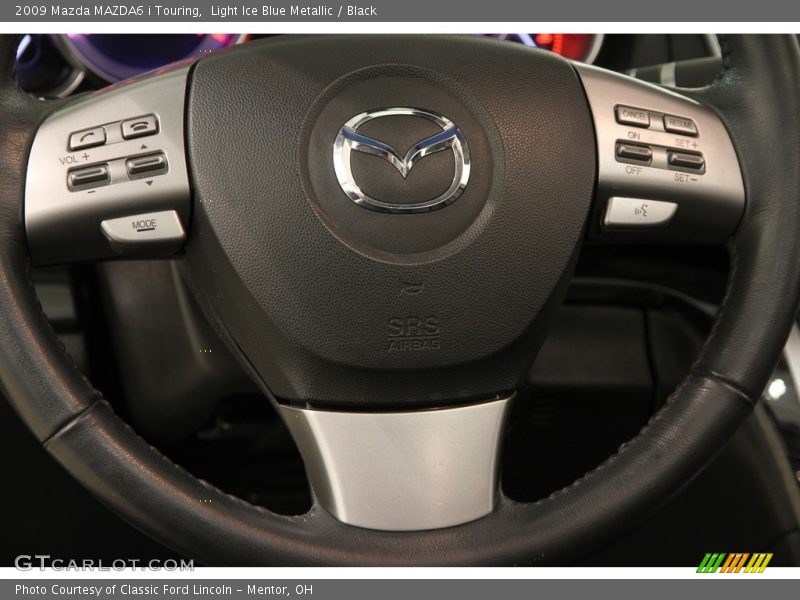 Light Ice Blue Metallic / Black 2009 Mazda MAZDA6 i Touring