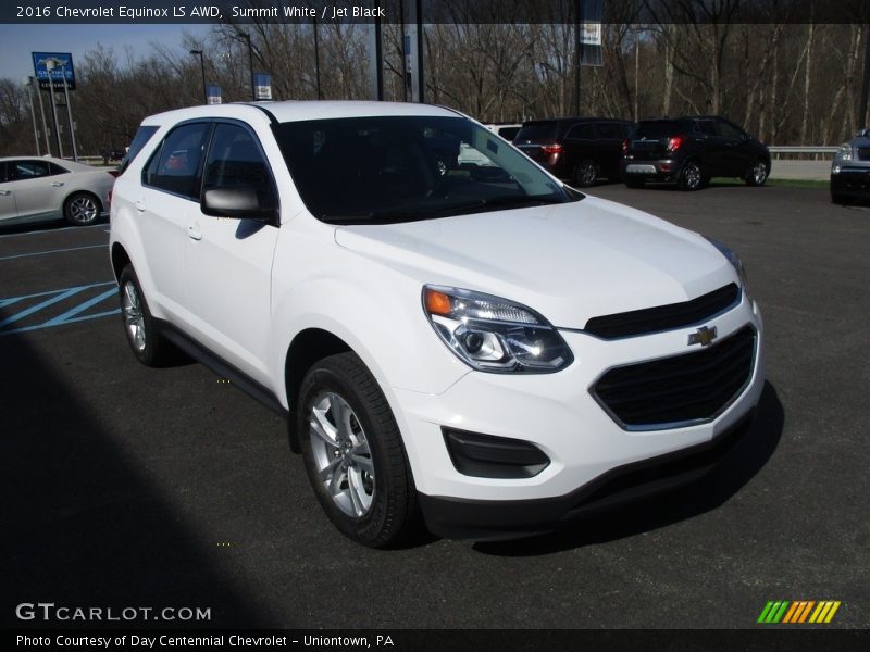 Summit White / Jet Black 2016 Chevrolet Equinox LS AWD