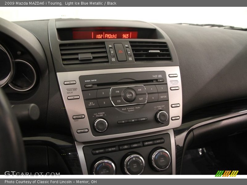 Light Ice Blue Metallic / Black 2009 Mazda MAZDA6 i Touring