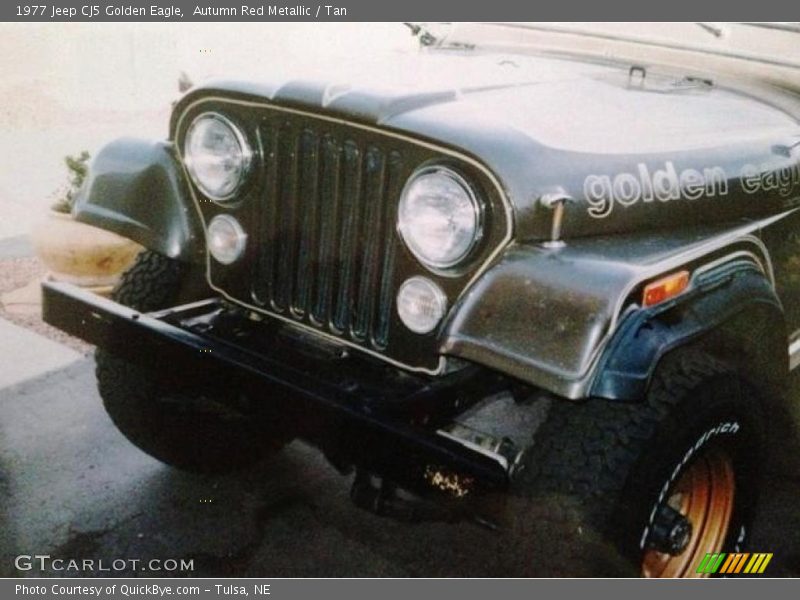 Autumn Red Metallic / Tan 1977 Jeep CJ5 Golden Eagle