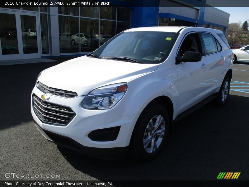 Summit White / Jet Black 2016 Chevrolet Equinox LS AWD