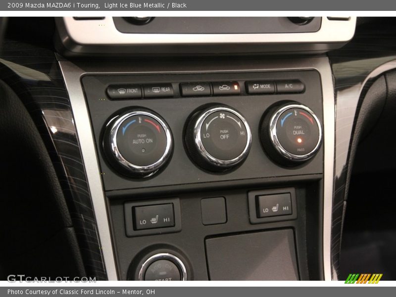 Light Ice Blue Metallic / Black 2009 Mazda MAZDA6 i Touring