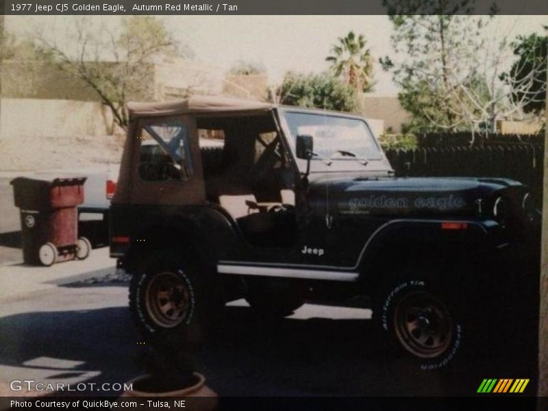 Autumn Red Metallic / Tan 1977 Jeep CJ5 Golden Eagle
