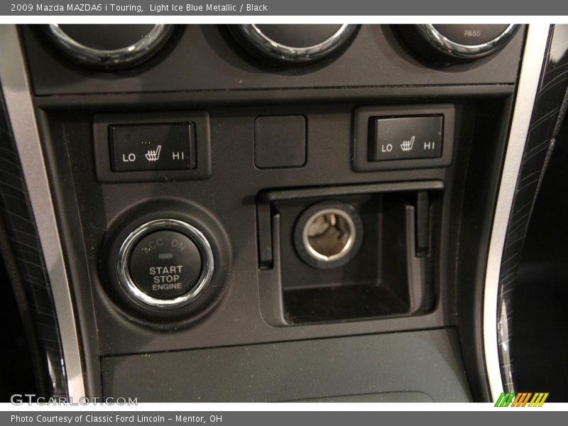 Light Ice Blue Metallic / Black 2009 Mazda MAZDA6 i Touring