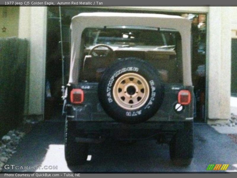 Autumn Red Metallic / Tan 1977 Jeep CJ5 Golden Eagle