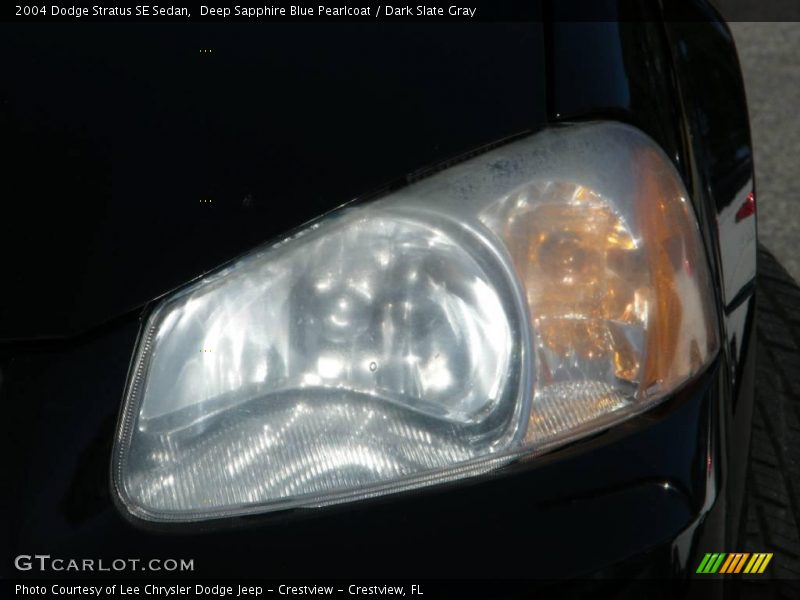 Deep Sapphire Blue Pearlcoat / Dark Slate Gray 2004 Dodge Stratus SE Sedan