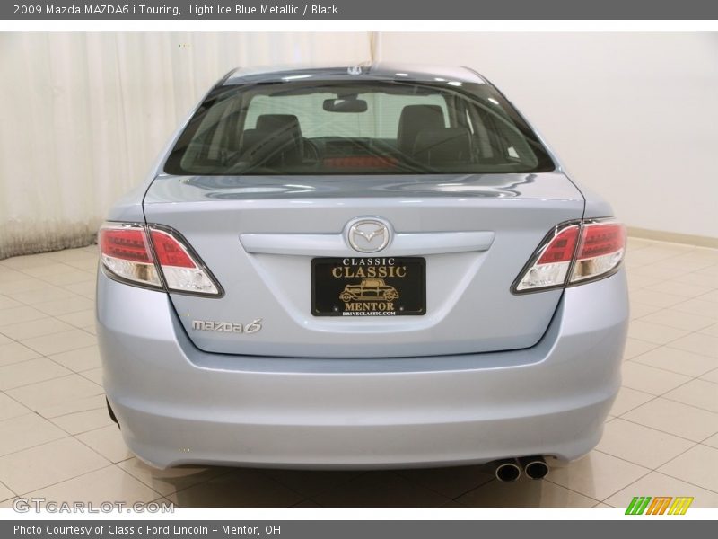 Light Ice Blue Metallic / Black 2009 Mazda MAZDA6 i Touring