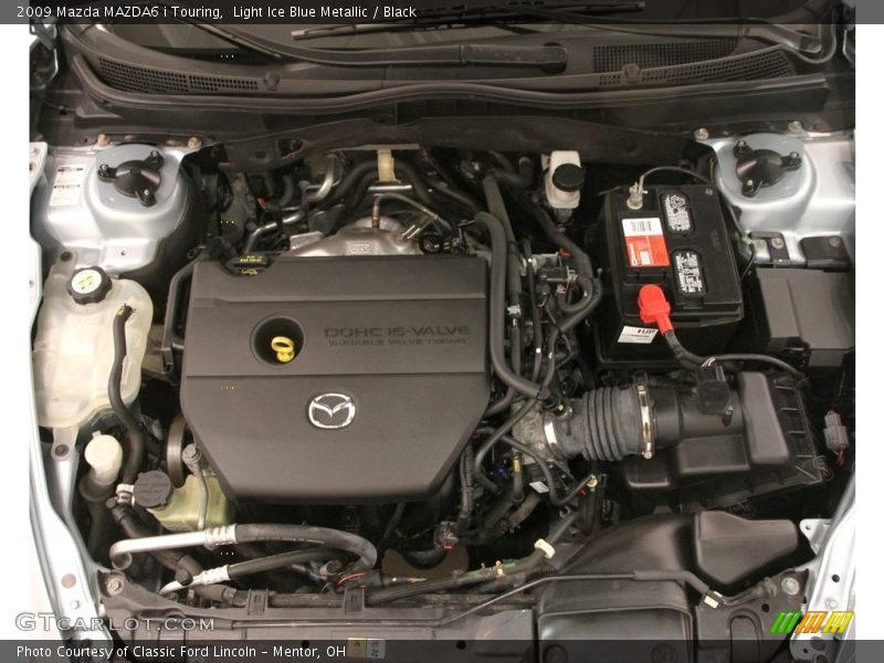 Light Ice Blue Metallic / Black 2009 Mazda MAZDA6 i Touring