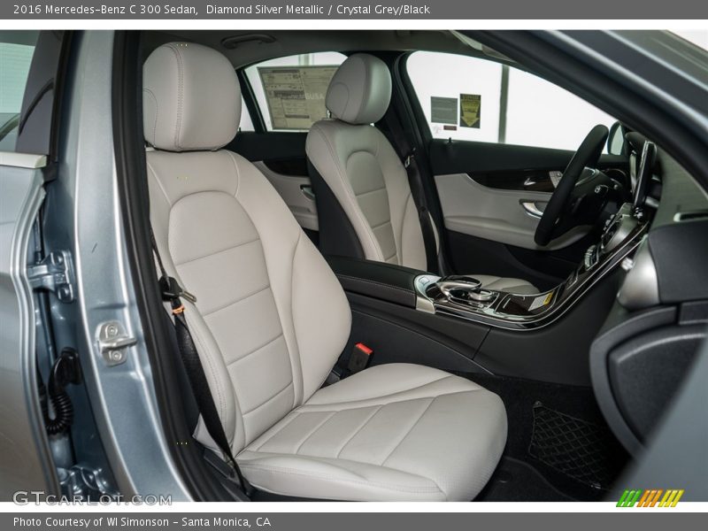 Diamond Silver Metallic / Crystal Grey/Black 2016 Mercedes-Benz C 300 Sedan