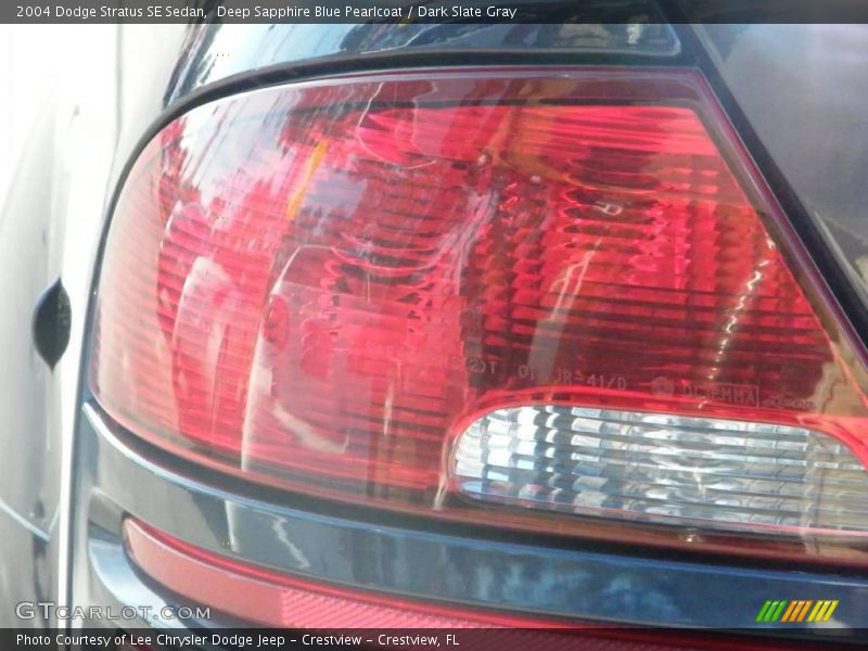 Deep Sapphire Blue Pearlcoat / Dark Slate Gray 2004 Dodge Stratus SE Sedan