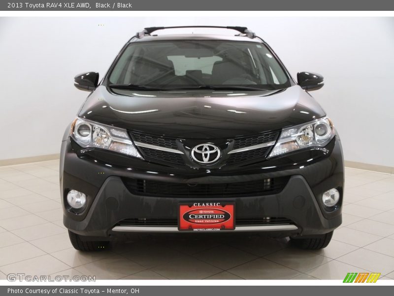Black / Black 2013 Toyota RAV4 XLE AWD