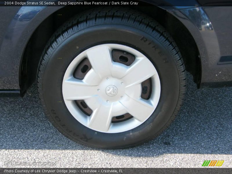 Deep Sapphire Blue Pearlcoat / Dark Slate Gray 2004 Dodge Stratus SE Sedan