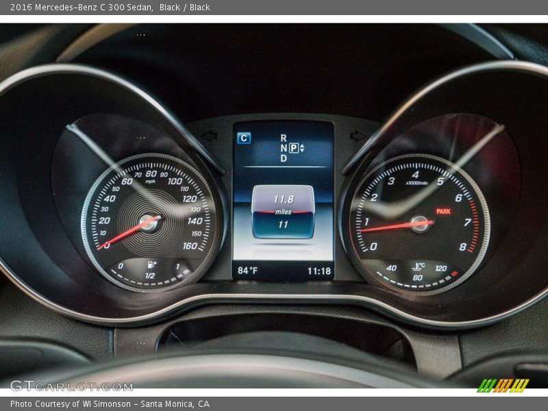 Black / Black 2016 Mercedes-Benz C 300 Sedan