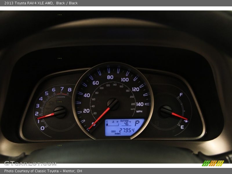 Black / Black 2013 Toyota RAV4 XLE AWD