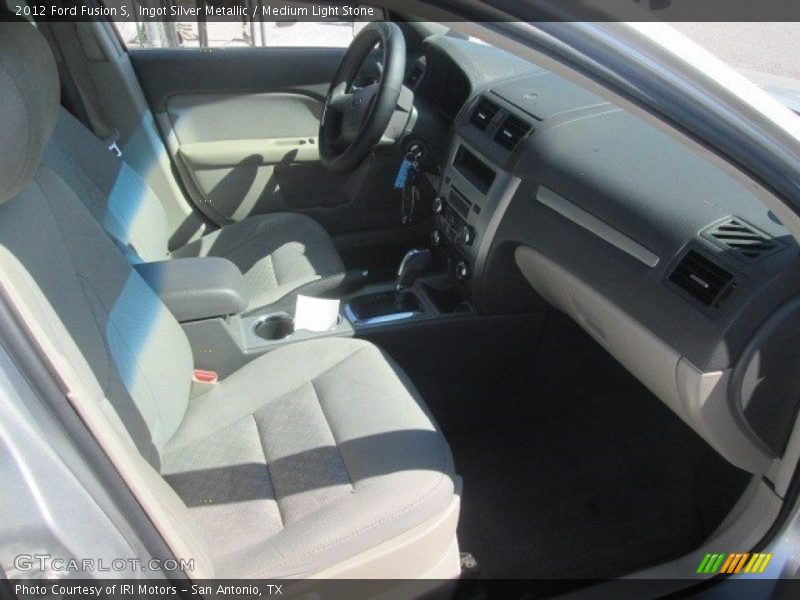 Ingot Silver Metallic / Medium Light Stone 2012 Ford Fusion S