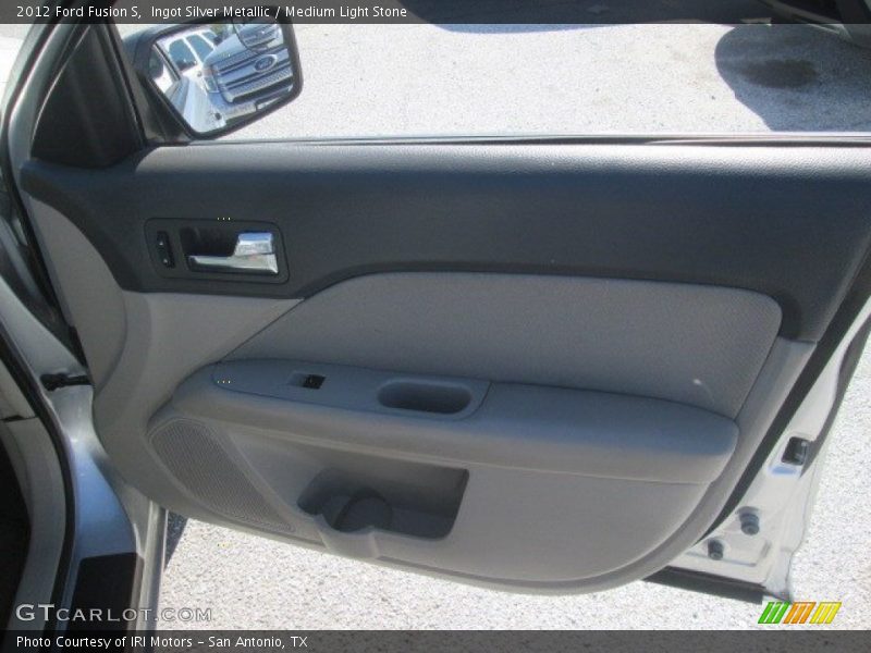 Ingot Silver Metallic / Medium Light Stone 2012 Ford Fusion S