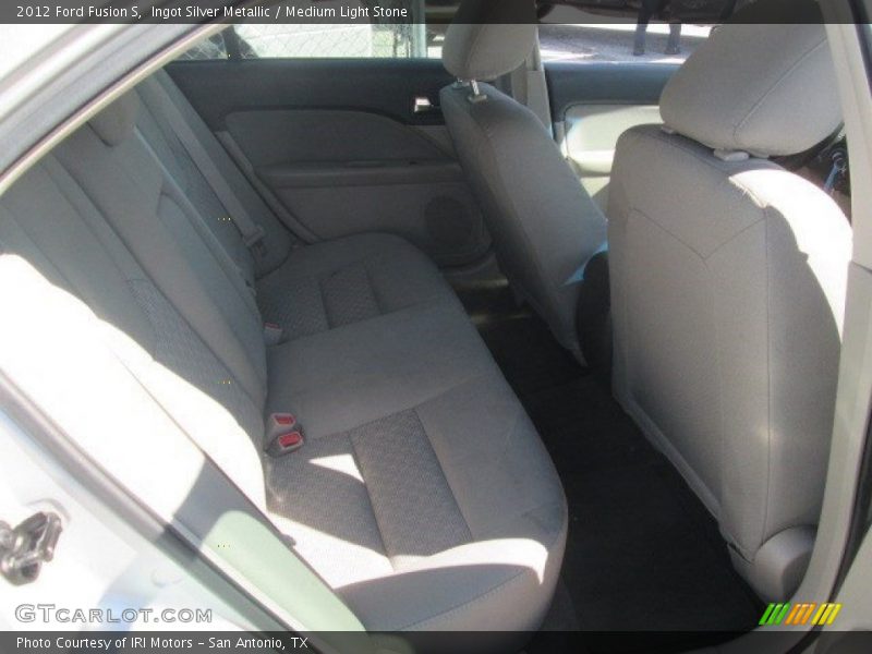 Ingot Silver Metallic / Medium Light Stone 2012 Ford Fusion S