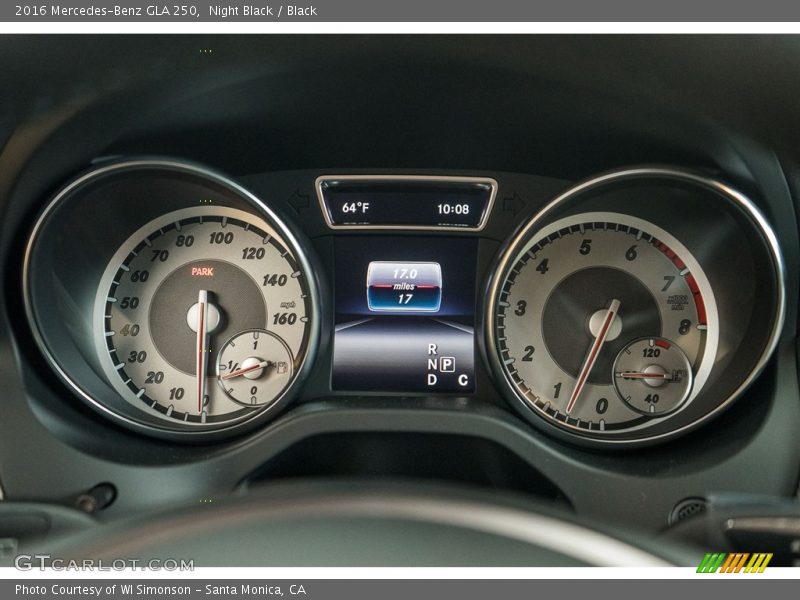 Night Black / Black 2016 Mercedes-Benz GLA 250