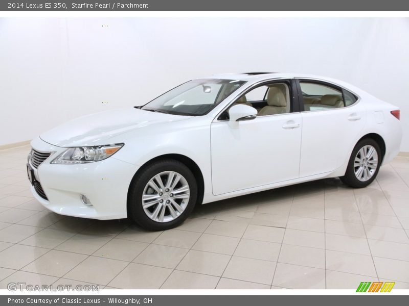 Starfire Pearl / Parchment 2014 Lexus ES 350