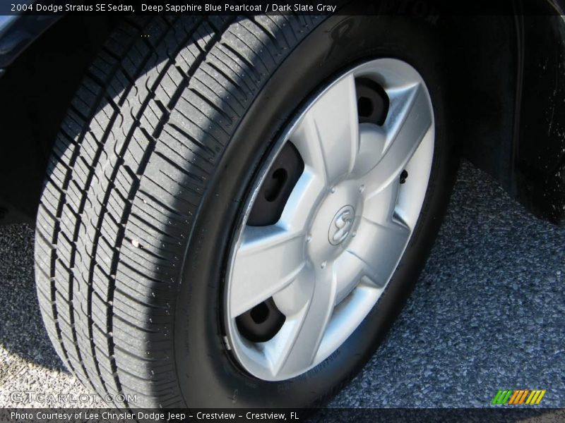 Deep Sapphire Blue Pearlcoat / Dark Slate Gray 2004 Dodge Stratus SE Sedan