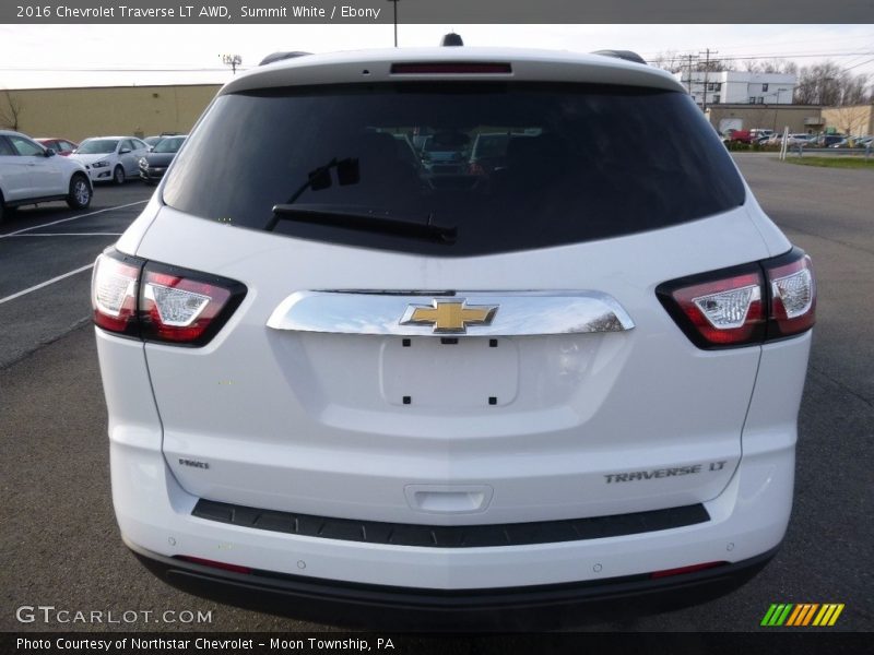 Summit White / Ebony 2016 Chevrolet Traverse LT AWD