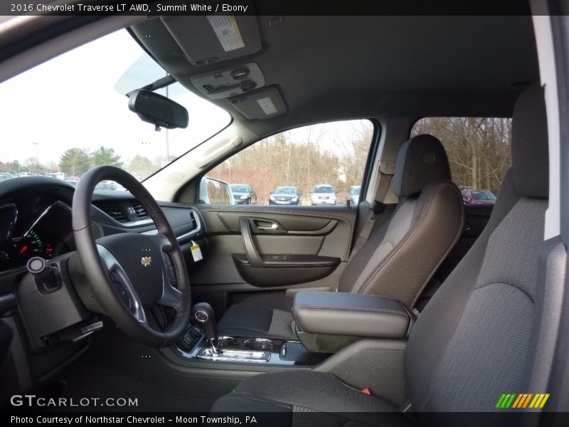 Summit White / Ebony 2016 Chevrolet Traverse LT AWD
