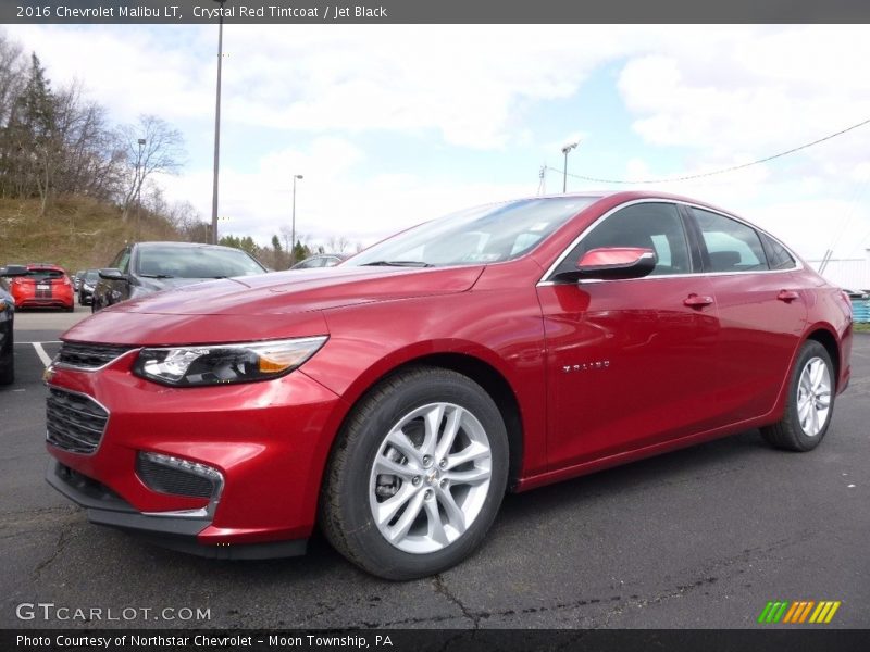 Crystal Red Tintcoat / Jet Black 2016 Chevrolet Malibu LT