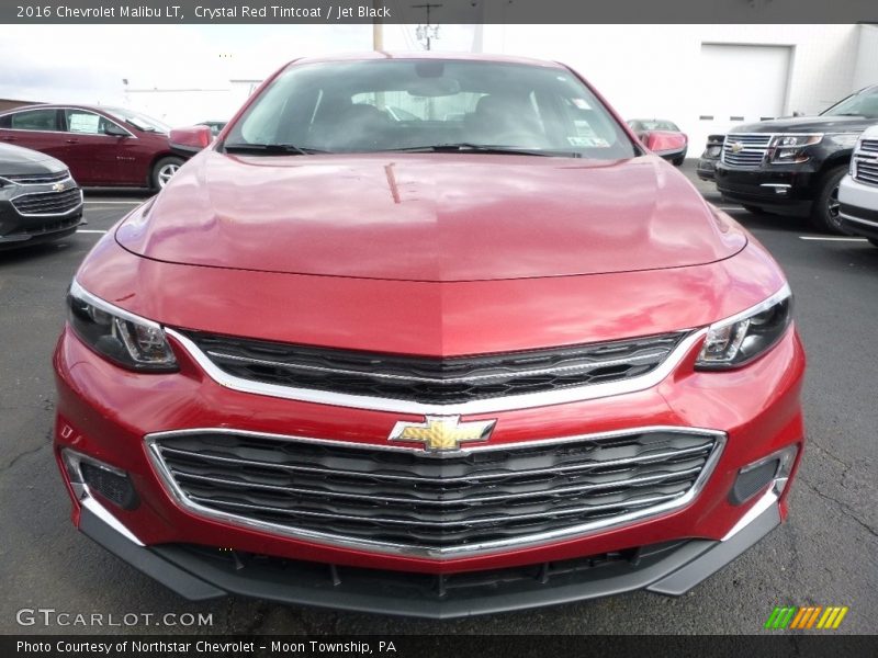 Crystal Red Tintcoat / Jet Black 2016 Chevrolet Malibu LT