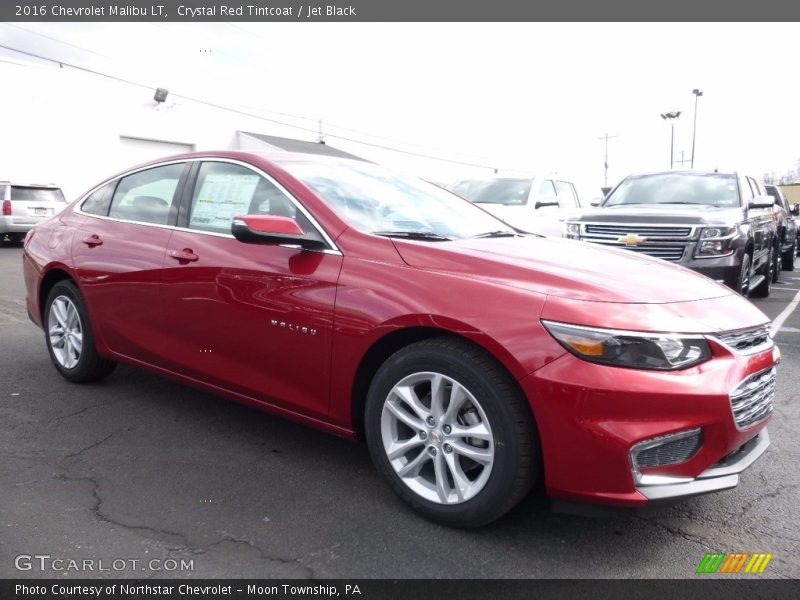 Crystal Red Tintcoat / Jet Black 2016 Chevrolet Malibu LT