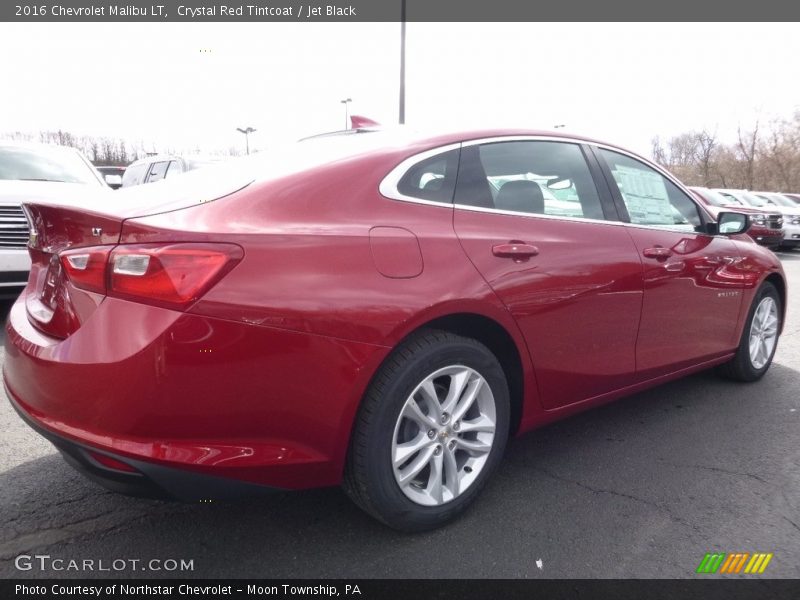 Crystal Red Tintcoat / Jet Black 2016 Chevrolet Malibu LT