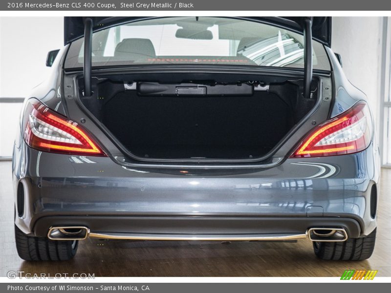 Steel Grey Metallic / Black 2016 Mercedes-Benz CLS 400 Coupe