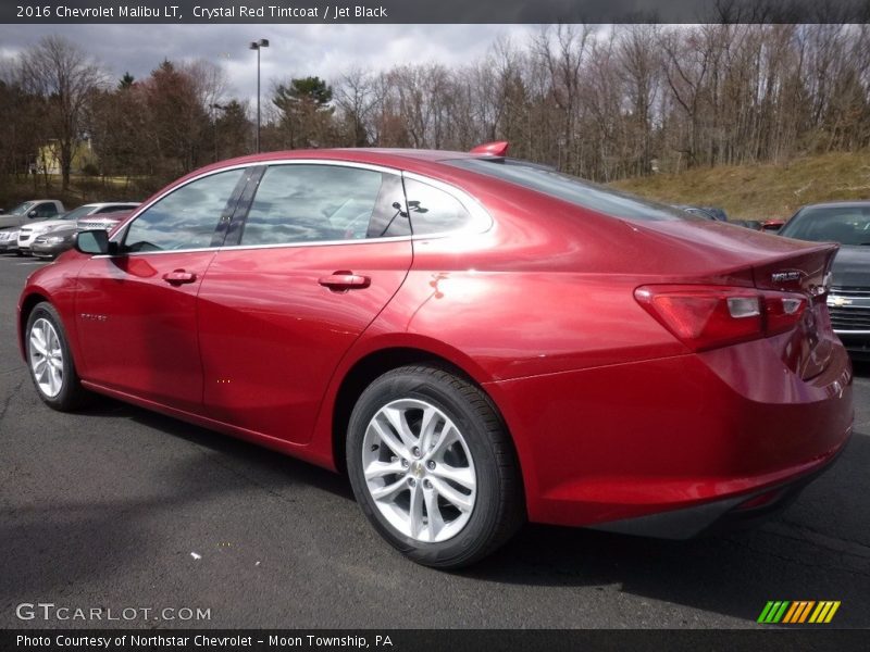 Crystal Red Tintcoat / Jet Black 2016 Chevrolet Malibu LT