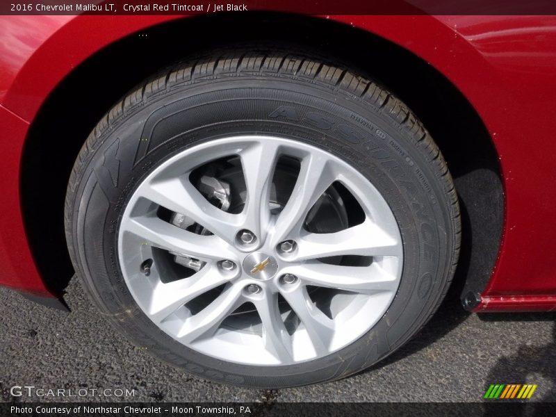 Crystal Red Tintcoat / Jet Black 2016 Chevrolet Malibu LT