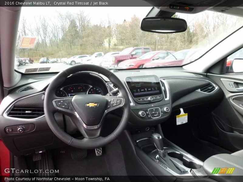 Crystal Red Tintcoat / Jet Black 2016 Chevrolet Malibu LT