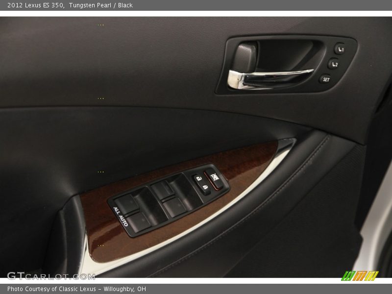 Tungsten Pearl / Black 2012 Lexus ES 350