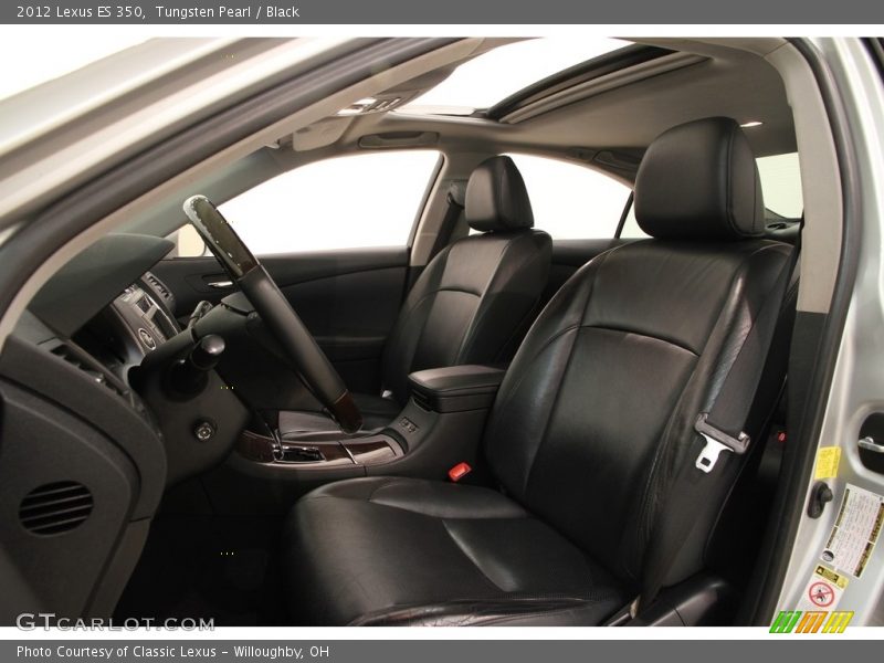 Tungsten Pearl / Black 2012 Lexus ES 350