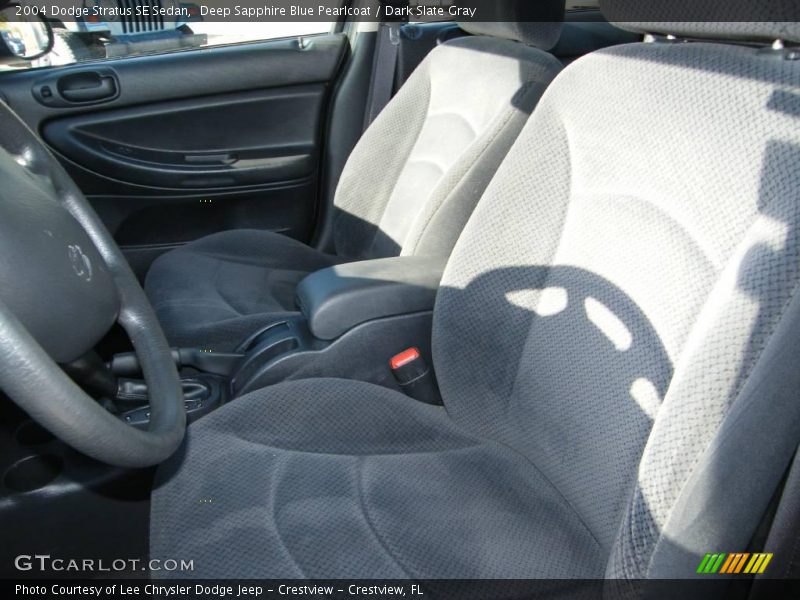 Deep Sapphire Blue Pearlcoat / Dark Slate Gray 2004 Dodge Stratus SE Sedan