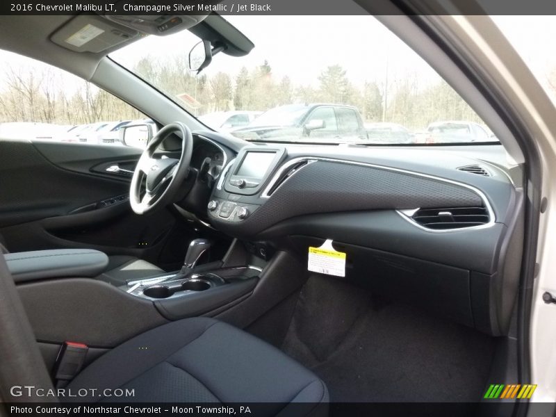 Champagne Silver Metallic / Jet Black 2016 Chevrolet Malibu LT