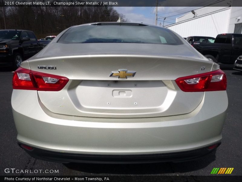 Champagne Silver Metallic / Jet Black 2016 Chevrolet Malibu LT