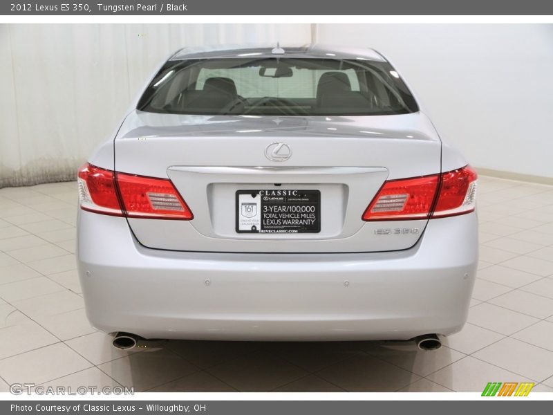 Tungsten Pearl / Black 2012 Lexus ES 350
