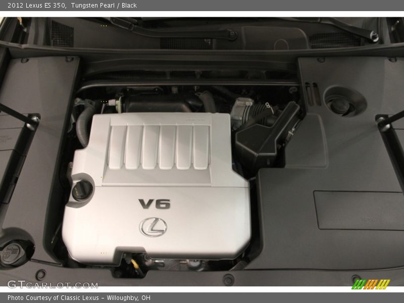 Tungsten Pearl / Black 2012 Lexus ES 350