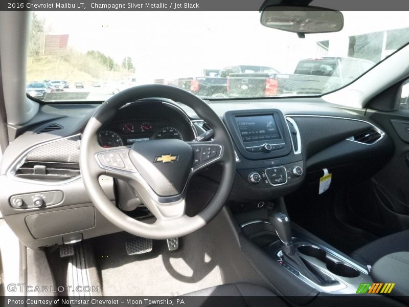 Champagne Silver Metallic / Jet Black 2016 Chevrolet Malibu LT