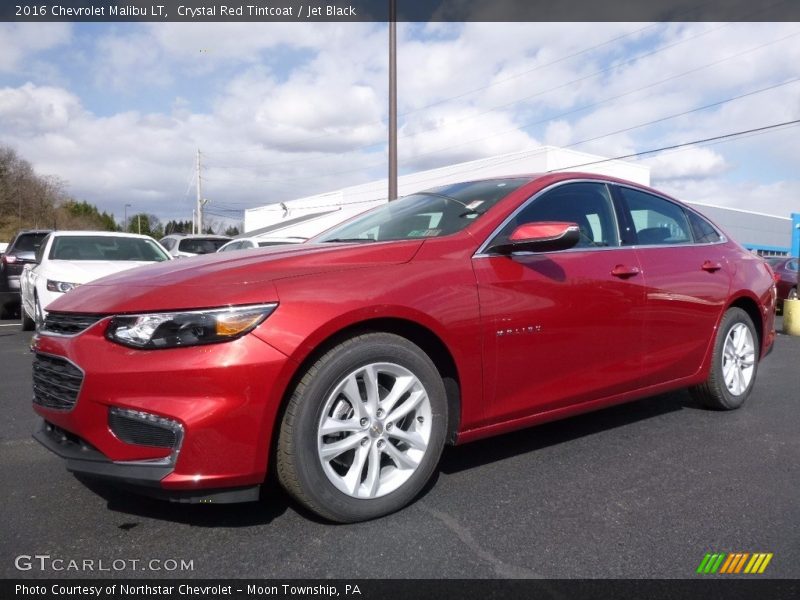 Crystal Red Tintcoat / Jet Black 2016 Chevrolet Malibu LT