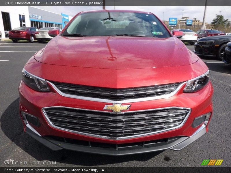 Crystal Red Tintcoat / Jet Black 2016 Chevrolet Malibu LT