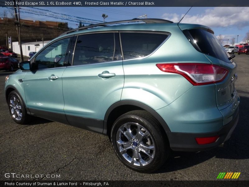Frosted Glass Metallic / Charcoal Black 2013 Ford Escape SEL 1.6L EcoBoost 4WD