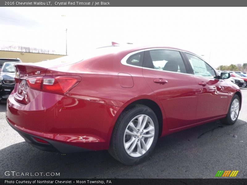 Crystal Red Tintcoat / Jet Black 2016 Chevrolet Malibu LT