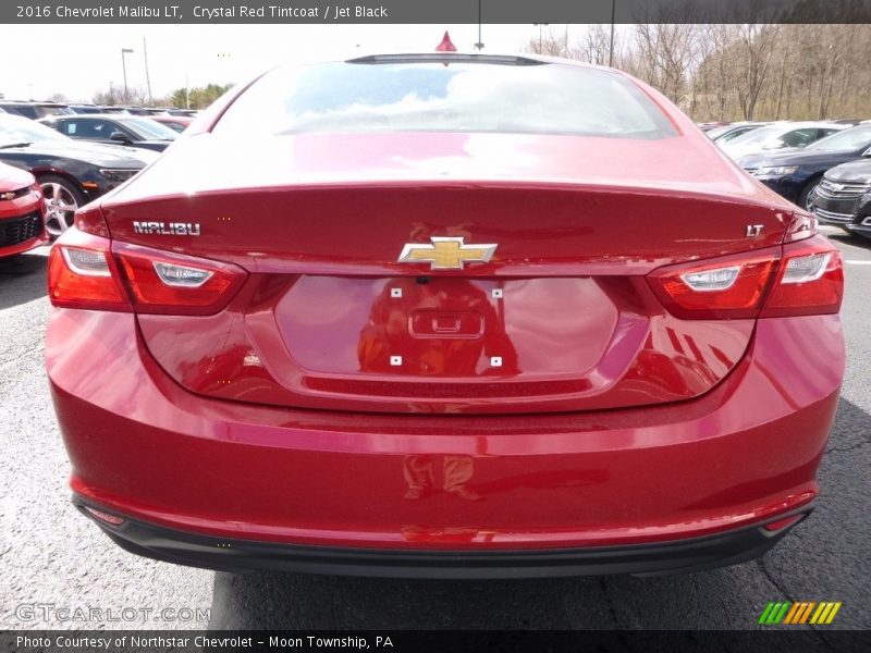 Crystal Red Tintcoat / Jet Black 2016 Chevrolet Malibu LT