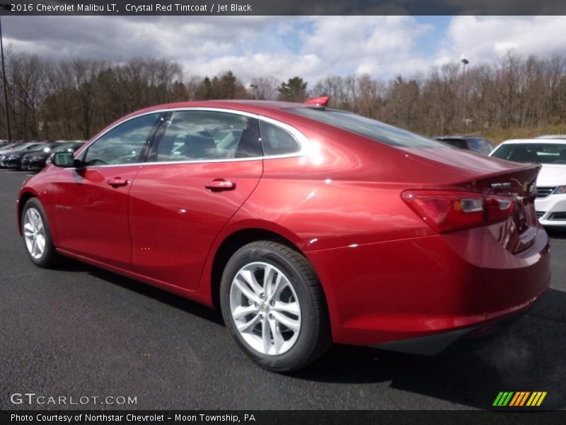 Crystal Red Tintcoat / Jet Black 2016 Chevrolet Malibu LT